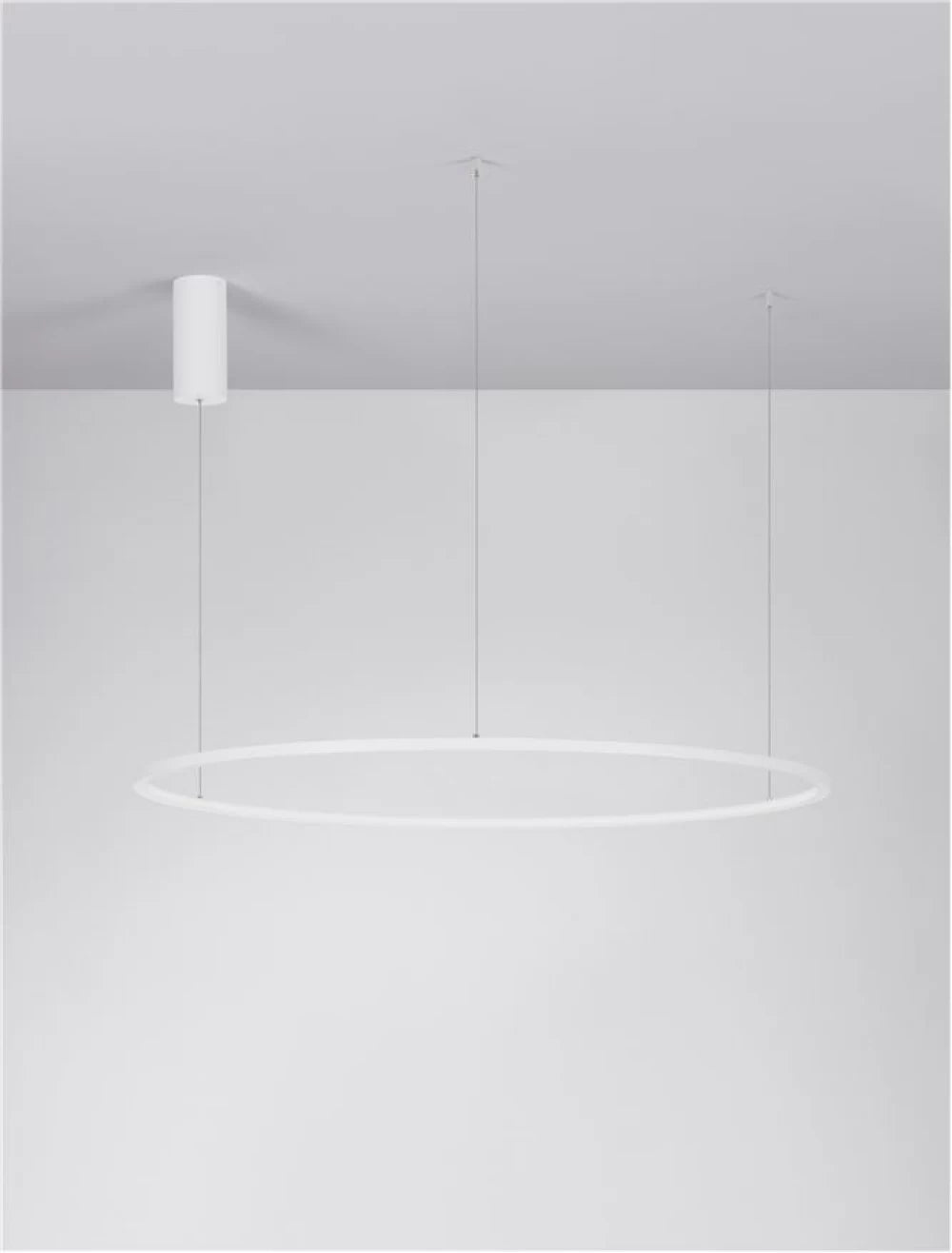 Lustra structura din Aluminiu Alb si abajur din Acrilic  H200xL100cm IP20 59W 2144lm 3000k TARQUIN