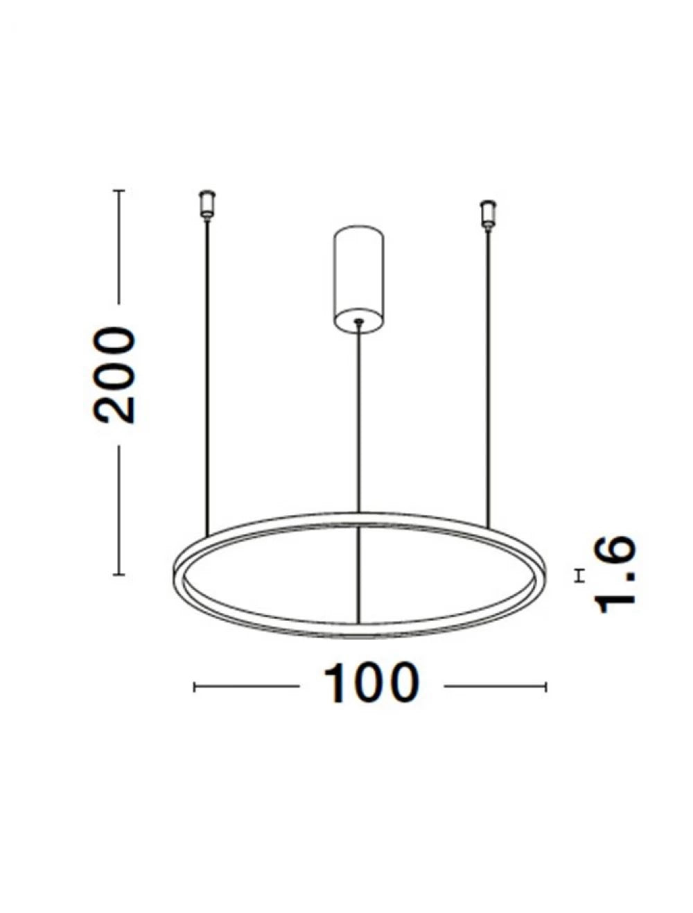 Lustra structura din Aluminiu Alb si abajur din Acrilic  H200xL100cm IP20 59W 2144lm 3000k TARQUIN
