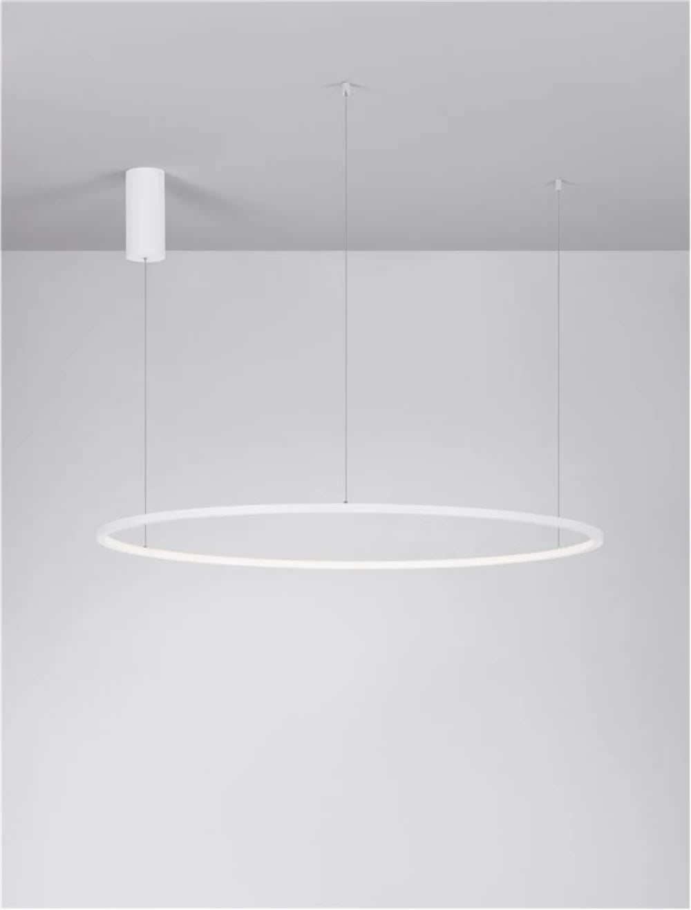 Lustra structura din Aluminiu Alb si abajur din Acrilic  H200xL100cm IP20 59W 2144lm 3000k TARQUIN