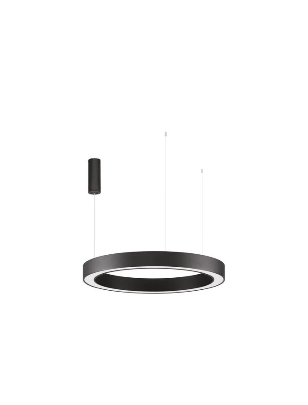 Lustra din Aluminiu Negru H200xL80cm IP20 59W 4076lm 2700-4000k MORBIDO