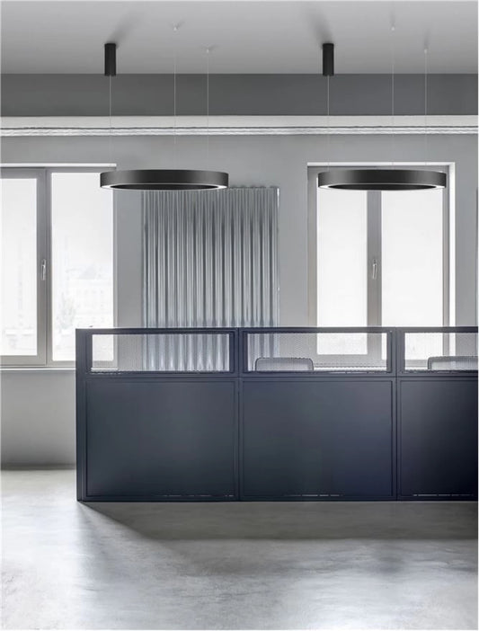 Lustra din Aluminiu Negru H200xL80cm IP20 59W 4076lm 2700-4000k MORBIDO