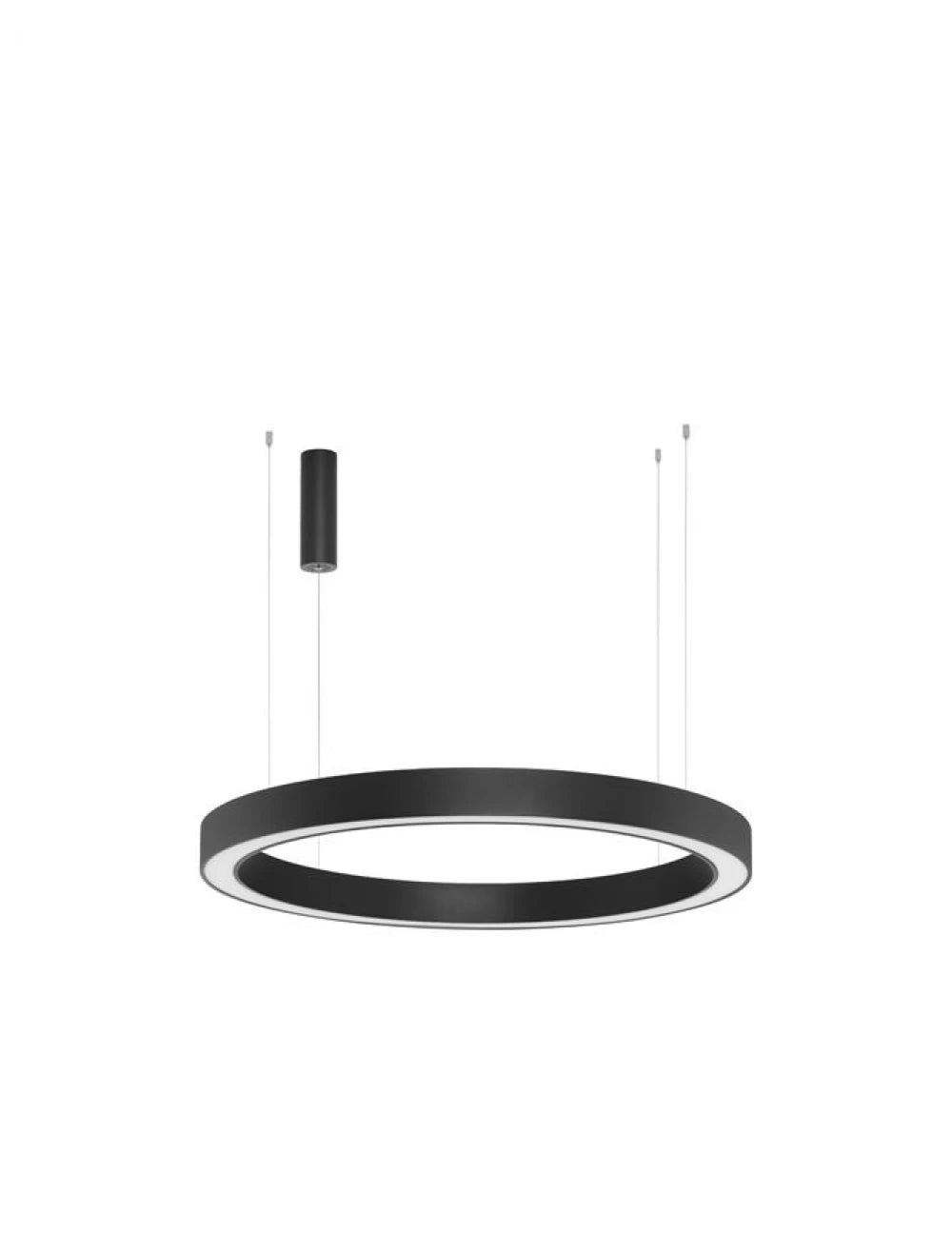Lustra din Aluminiu Negru H200xL100cm IP20 80W 4373lm 2700-4000k MORBIDO