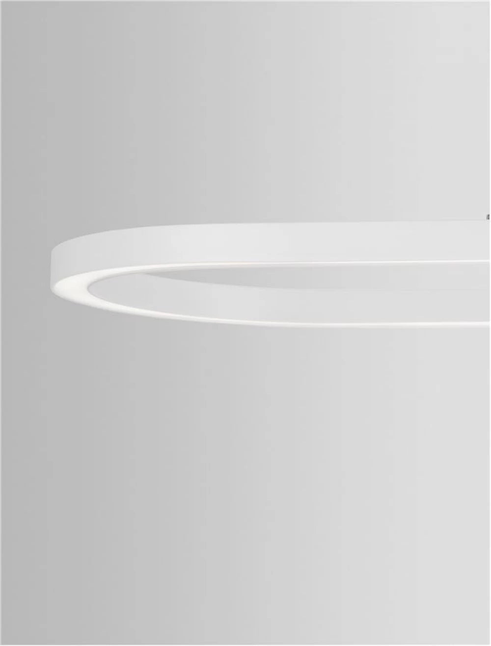 Lustra structura din Aluminiu Alb si abajur din Acrilic  H200xL120cm IP20 56W 6989lm 3000k CUPPE