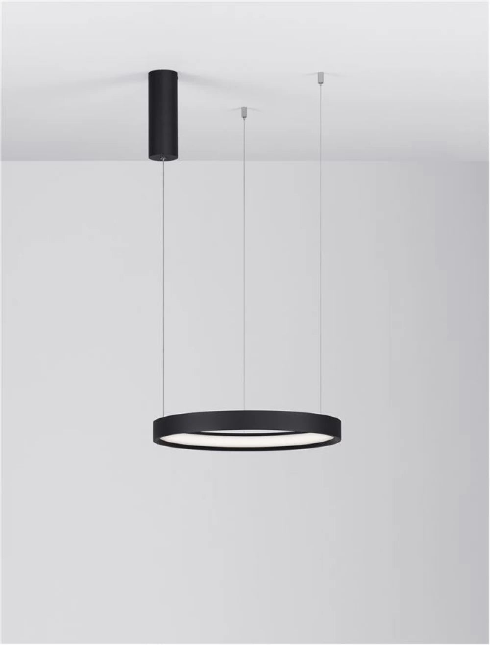 Lustra din Aluminiu Negru H150xL40cm IP20 22W 1540lm 3000k PERRINE