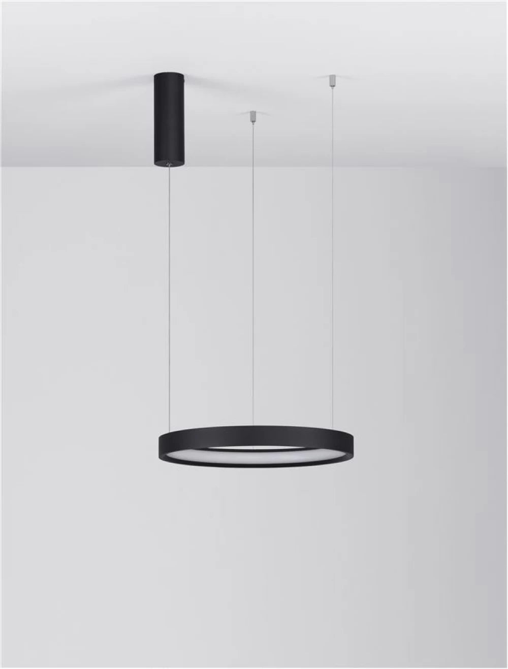 Lustra din Aluminiu Negru H150xL40cm IP20 22W 1540lm 3000k PERRINE