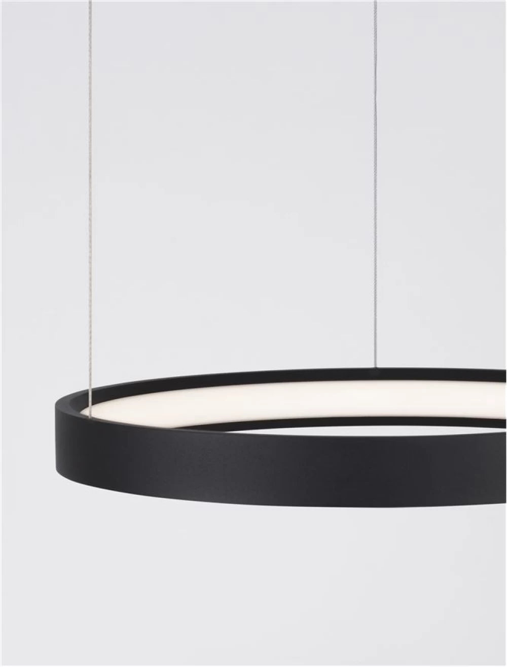 Lustra din Aluminiu Negru H150xL40cm IP20 22W 1540lm 3000k PERRINE