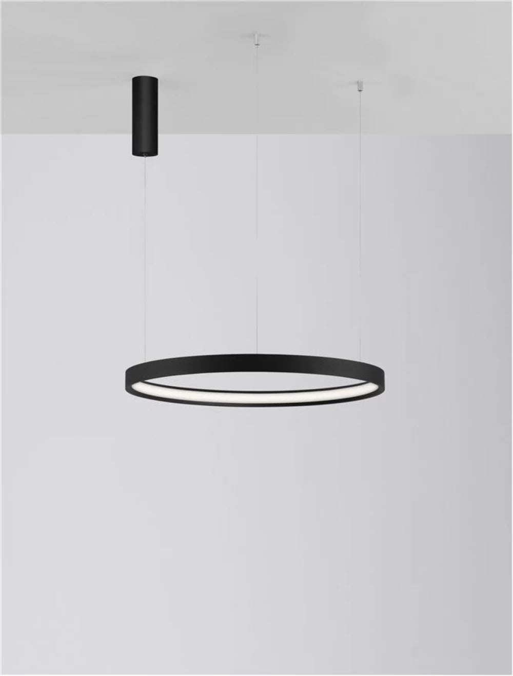 Lustra din Aluminiu Negru H150xL60cm IP20 40W 2800lm 3000k PERRINE