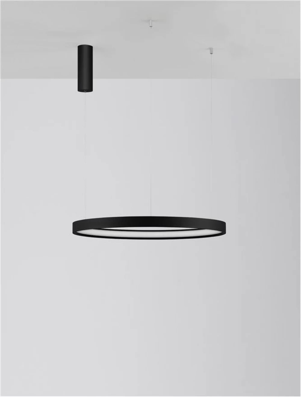 Lustra din Aluminiu Negru H150xL60cm IP20 40W 2800lm 3000k PERRINE