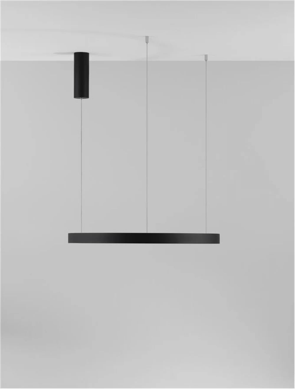 Lustra din Aluminiu Negru H150xL60cm IP20 40W 2800lm 3000k PERRINE