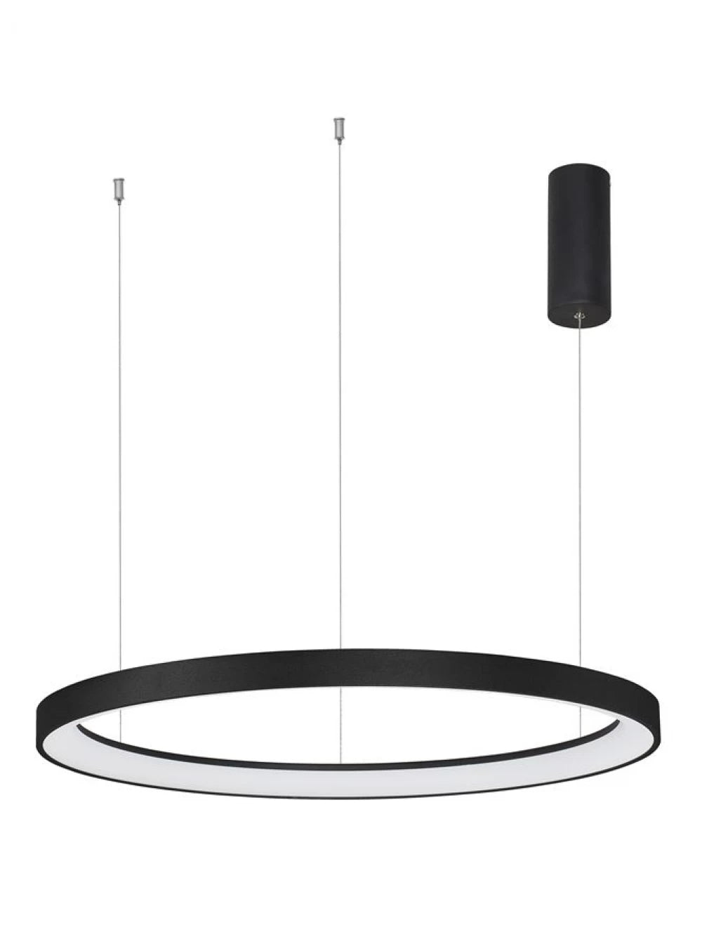 Lustra din Aluminiu Negru H150xL78cm IP20 61W 4235lm 3000k PERTINO
