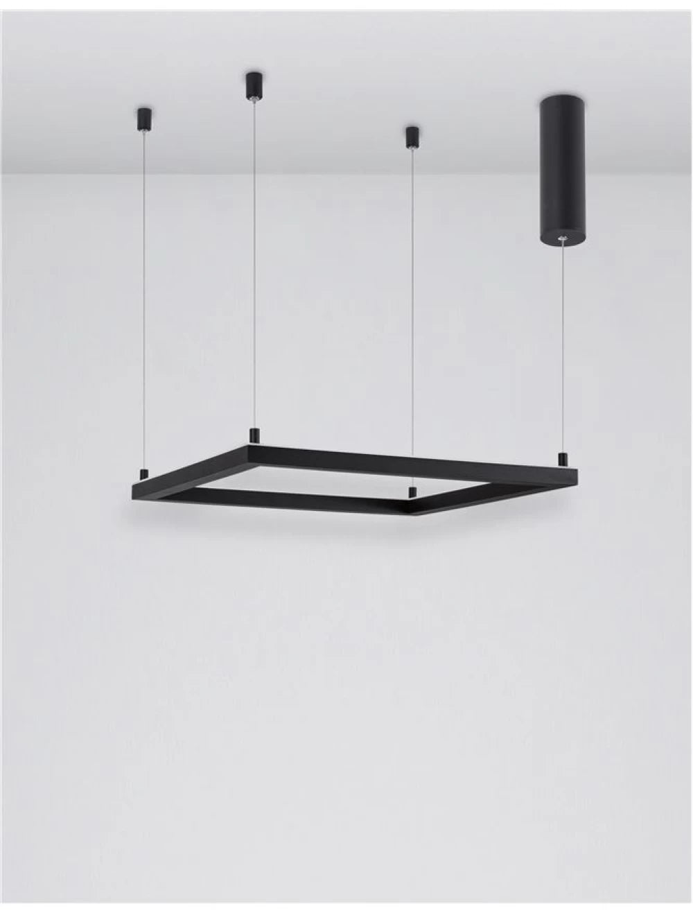 Lustra din Aluminiu Negru H120xL50cm IP20 30W 2188lm 3000k ETERNA