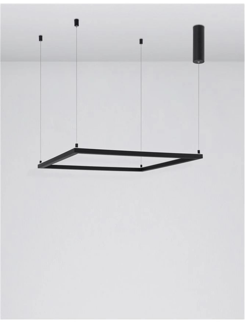 Lustra din Aluminiu Negru H120xL75cm IP20 40W 3000lm 3000k ETERNA