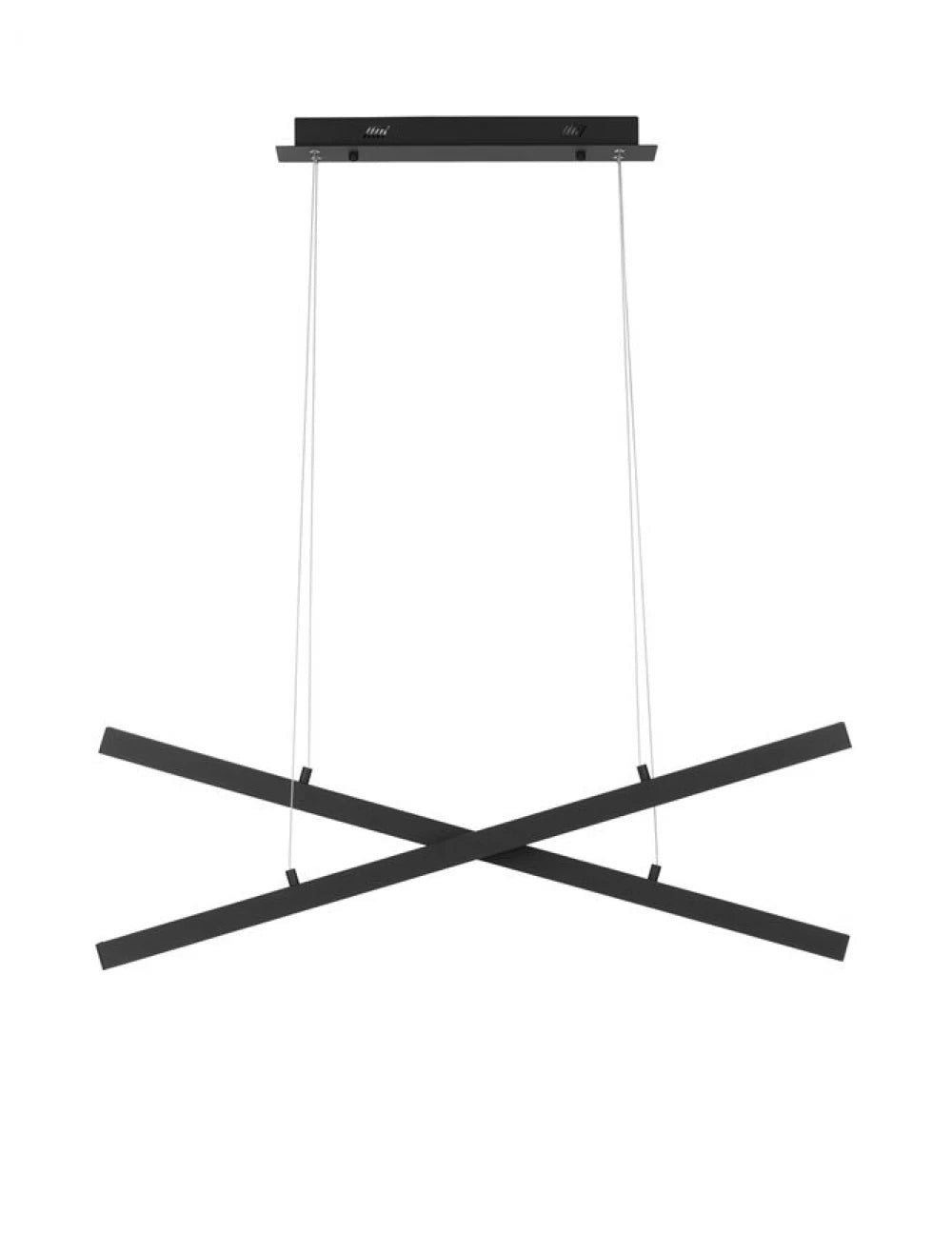 Lustra din Aluminiu Negru H120xL100cm IP20 40W 1428lm 3000k X-LINE