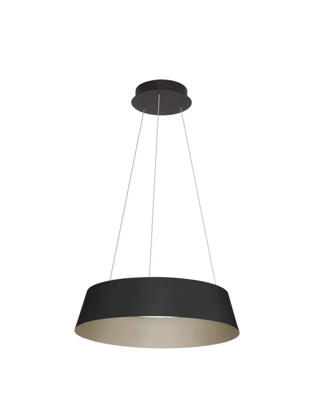 Lustra din Aluminiu Negru/Auriu H200xL54cm IP20 53W 1982lm 3000k ALBA