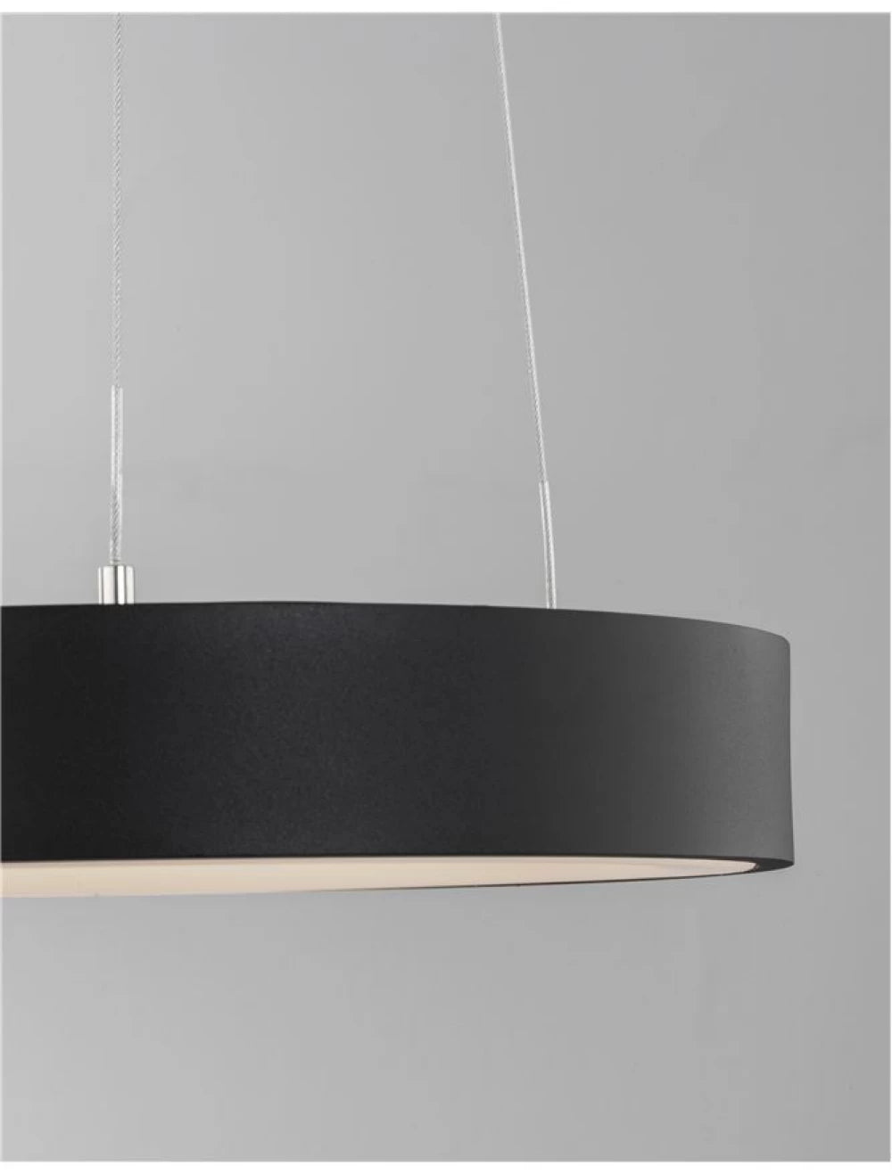 Lustra din Aluminiu Negru H120xL38cm IP20 30W 1845lm 3000k RANDO THIN
