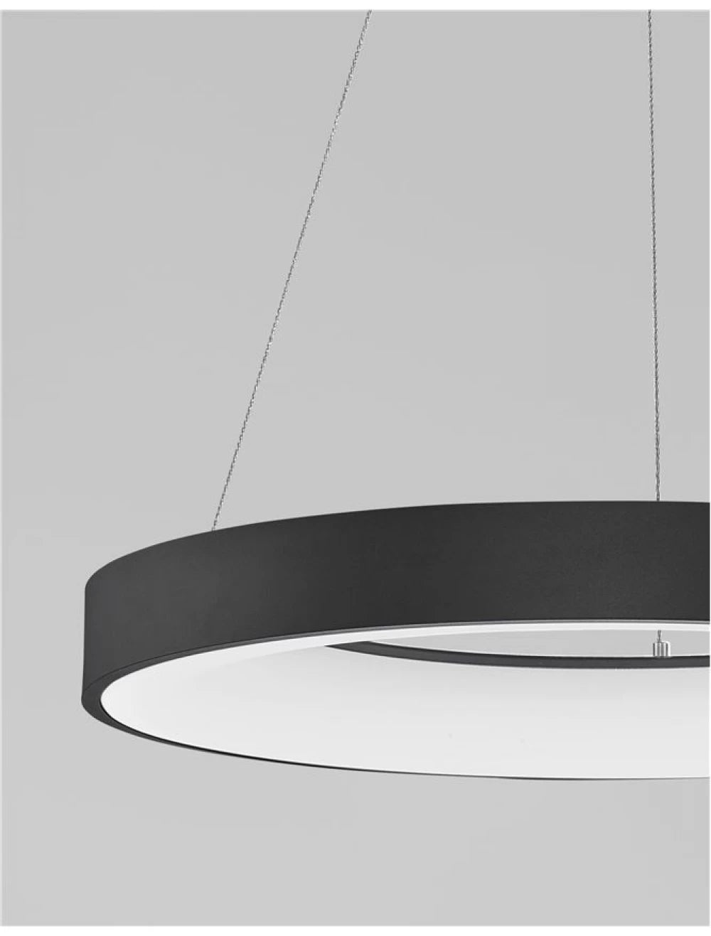 Lustra din Aluminiu Negru H120xL60cm IP20 50W 2864lm 3000k RANDO THIN