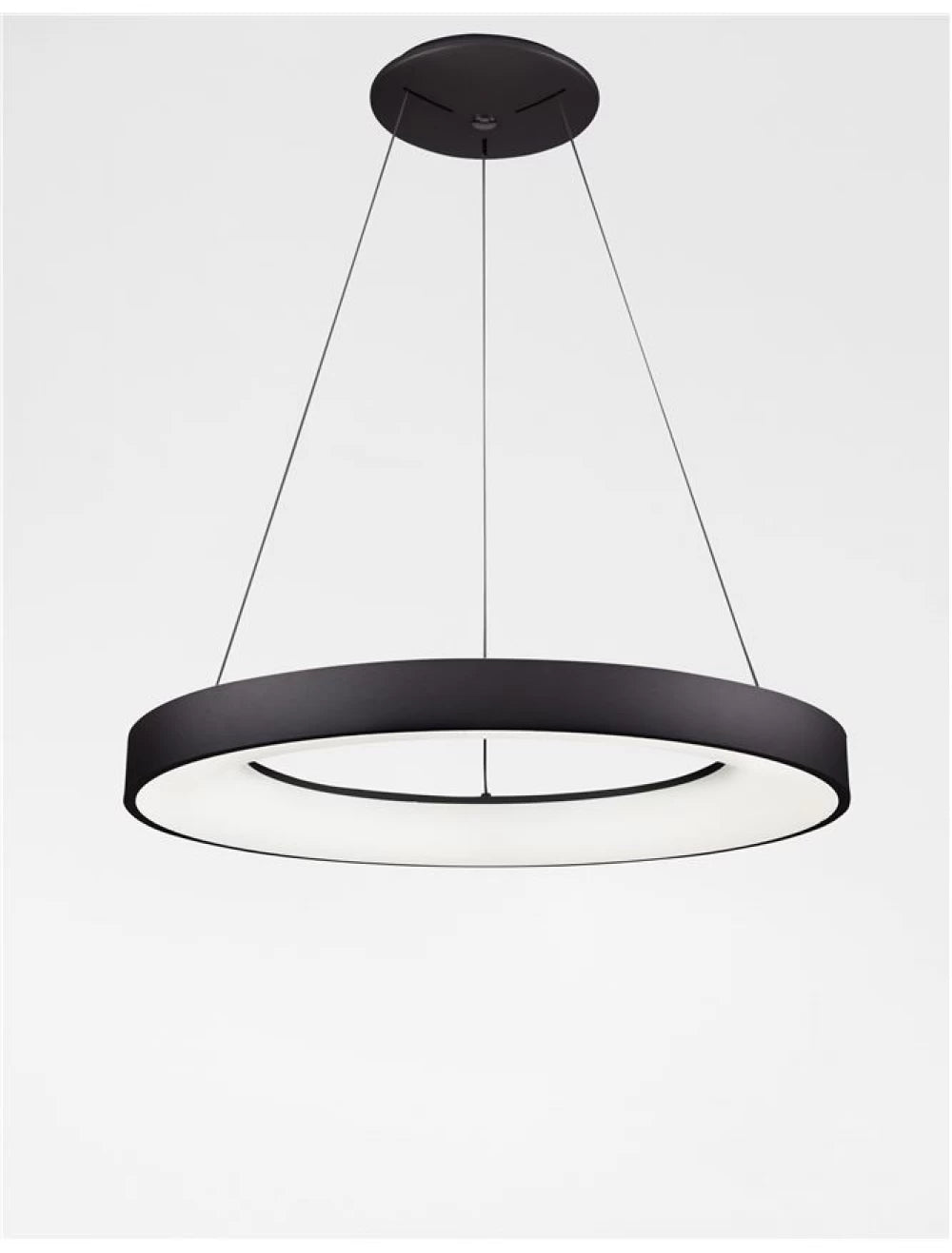 Lustra din Aluminiu Negru H120xL60cm IP20 50W 2864lm 3000-4000k RANDO SMART