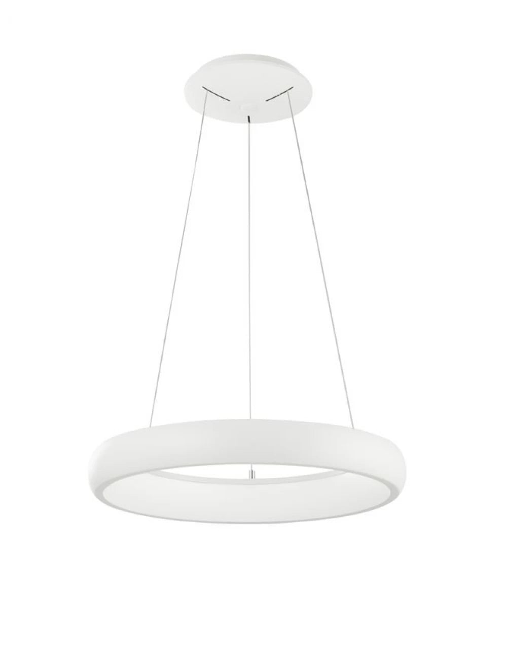 Lustra structura din Aluminiu Alb si abajur din Acrilic  H120xL41cm IP20 32W 1950lm 3000k ALBI