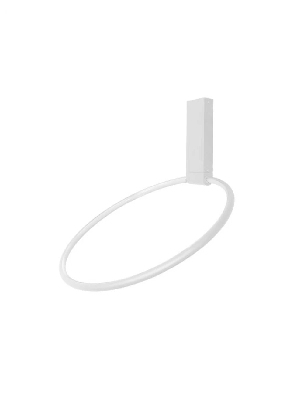 Plafoniera structura din Aluminiu Alb si abajur din Acrilic  H20xL40cm IP20 30W 1354lm 3000k GARVE