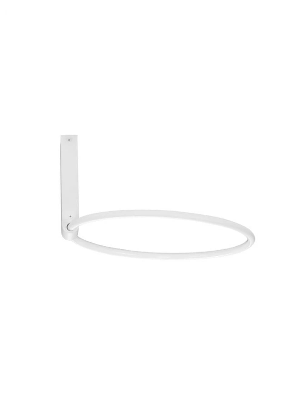 Plafoniera structura din Aluminiu Alb si abajur din Acrilic  H20xL40cm IP20 30W 1354lm 3000k GARVE