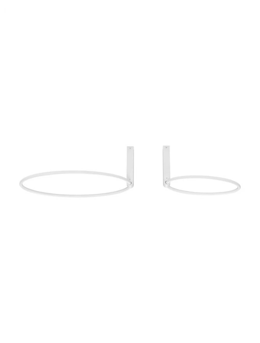 Plafoniera structura din Aluminiu Alb si abajur din Acrilic  H20xL60cm IP20 70W 3150lm 3000k GARVE