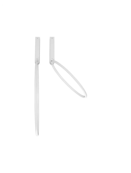 Plafoniera structura din Aluminiu Alb si abajur din Acrilic  H20xL60cm IP20 70W 3150lm 3000k GARVE