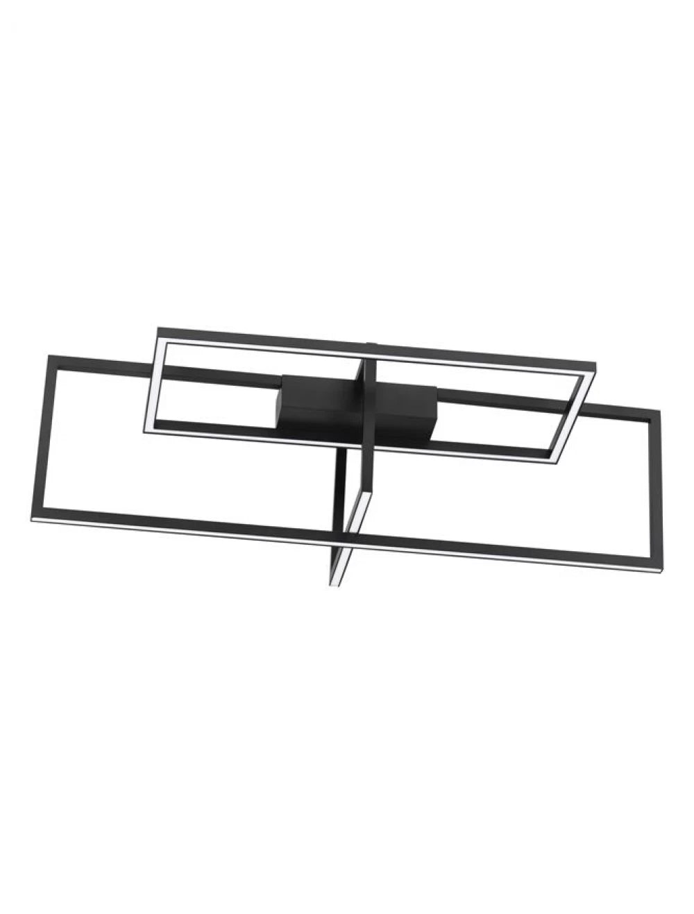 Plafoniera din Aluminiu Negru H26xL92cm IP20 31W 3180lm 3000k CLEA