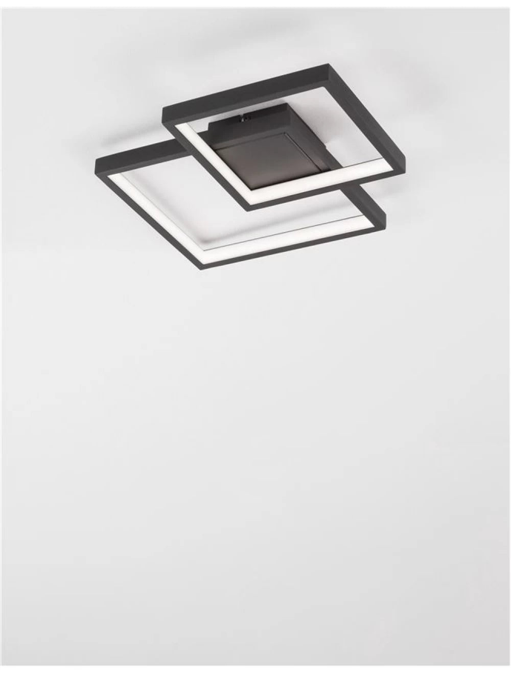 Plafoniera din Aluminiu Negru H6xL32cm IP20 19W 1342lm 3000k PORTO