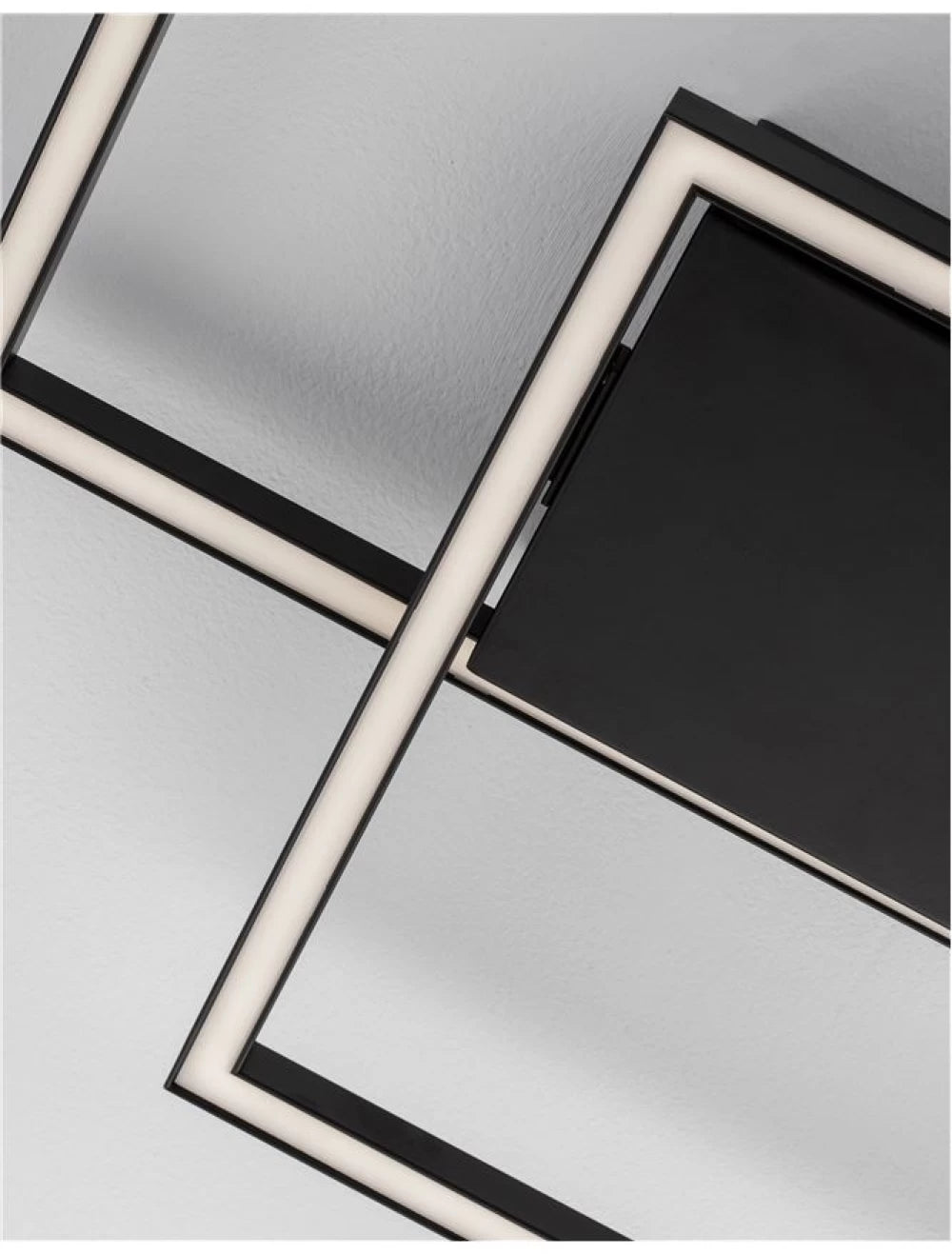 Plafoniera din Aluminiu Negru H6xL32cm IP20 19W 1342lm 3000k PORTO