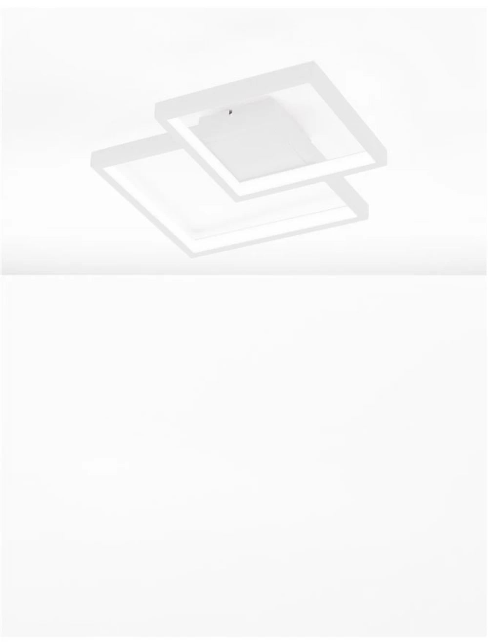 Plafoniera structura din Aluminiu Alb si abajur din Acrilic  H6xL32cm IP20 19W 1342lm 3000k PORTO