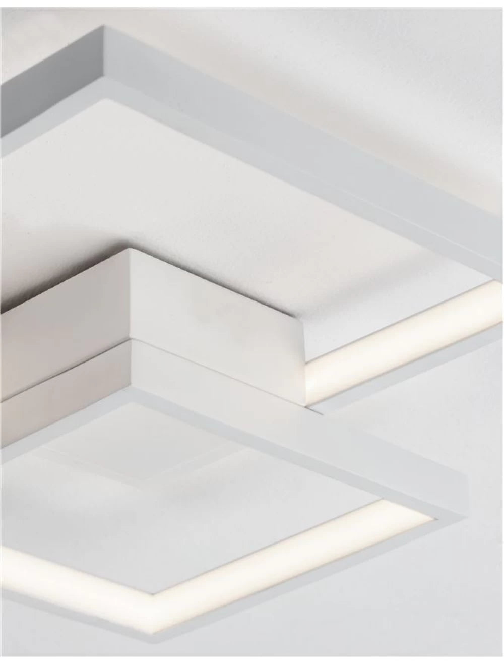 Plafoniera structura din Aluminiu Alb si abajur din Acrilic  H6xL32cm IP20 19W 1342lm 3000k PORTO