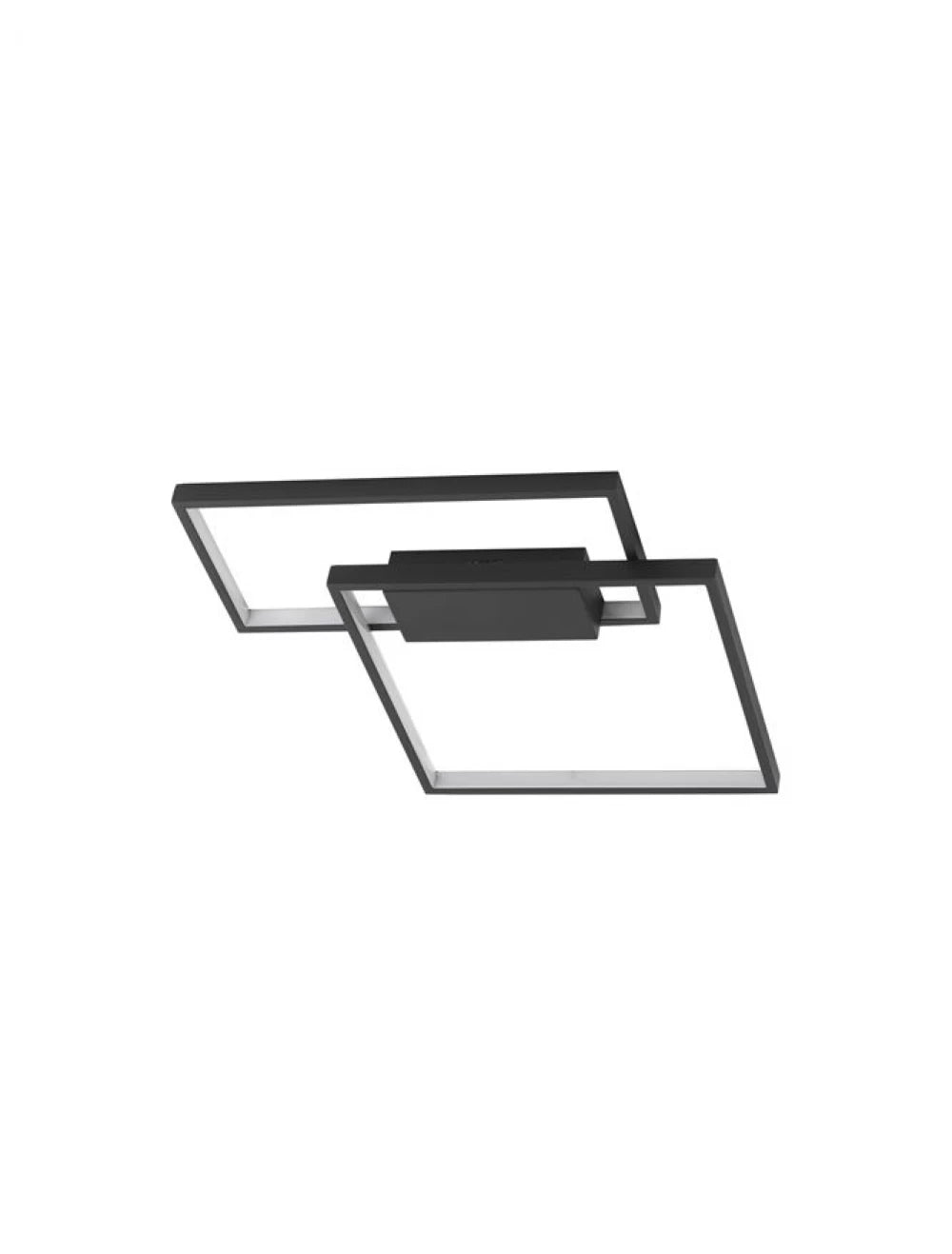 Plafoniera din Aluminiu Negru H4xL45cm IP20 30W 2030lm 3000k PORTO