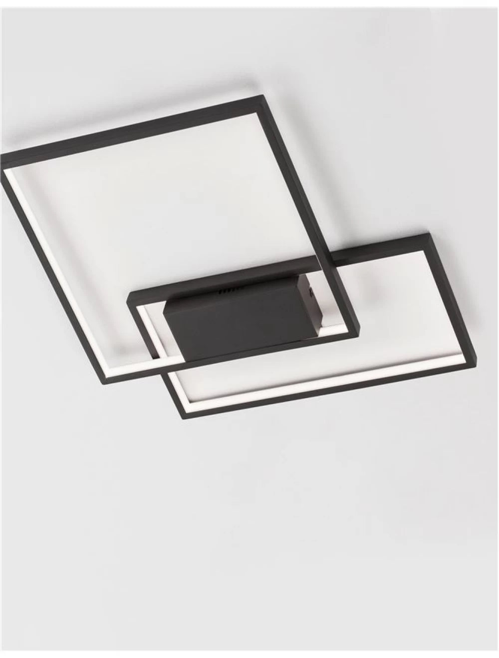 Plafoniera din Aluminiu Negru H4xL45cm IP20 30W 2030lm 3000k PORTO