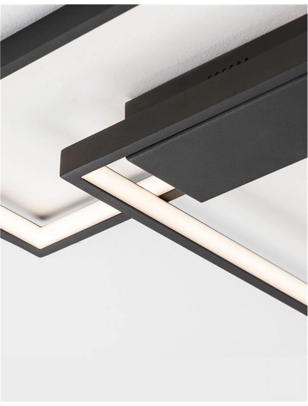 Plafoniera din Aluminiu Negru H4xL45cm IP20 30W 2030lm 3000k PORTO