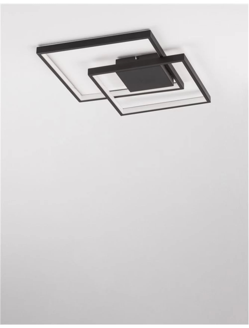 Plafoniera din Aluminiu Negru H6xL42.5cm IP20 30W 2030lm 3000k PORTO