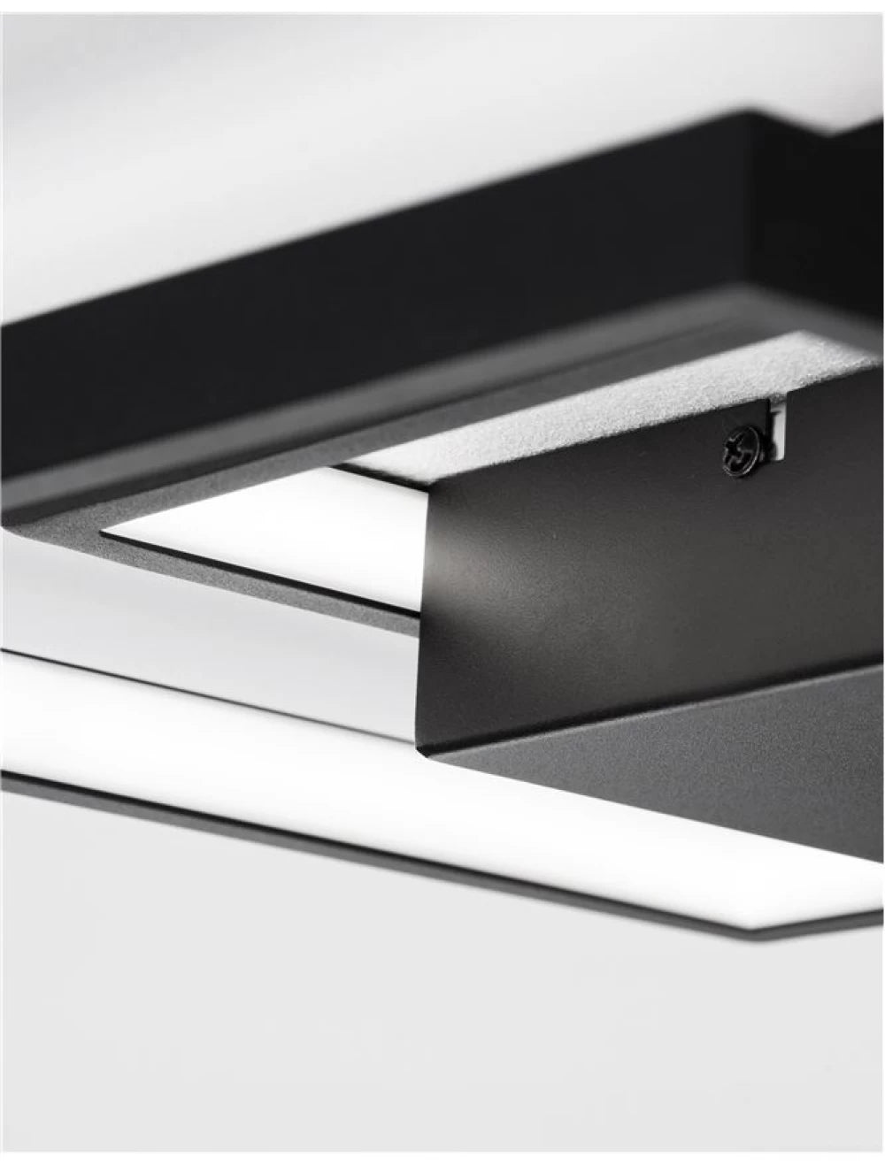 Plafoniera din Aluminiu Negru H6xL42.5cm IP20 30W 2030lm 3000k PORTO