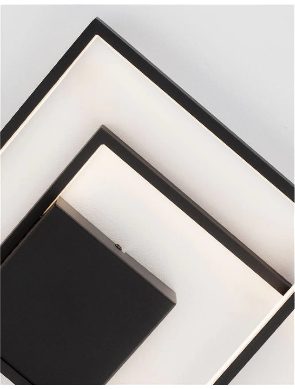 Plafoniera din Aluminiu Negru H6xL42.5cm IP20 30W 2030lm 3000k PORTO