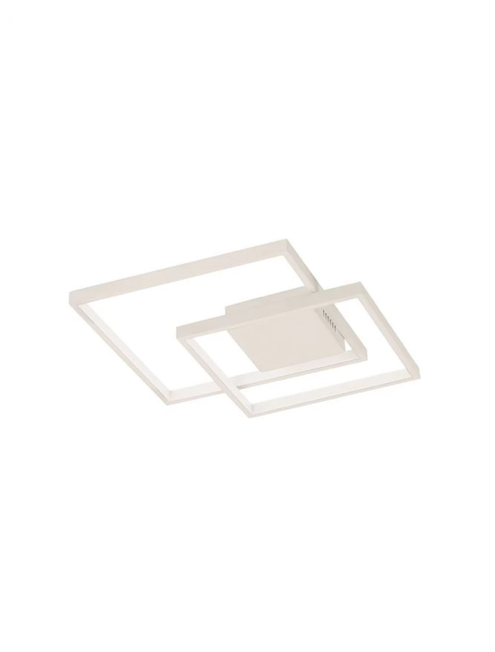 Plafoniera structura din Aluminiu Alb si abajur din Acrilic  H6xL42.5cm IP20 30W 2030lm 3000k PORTO