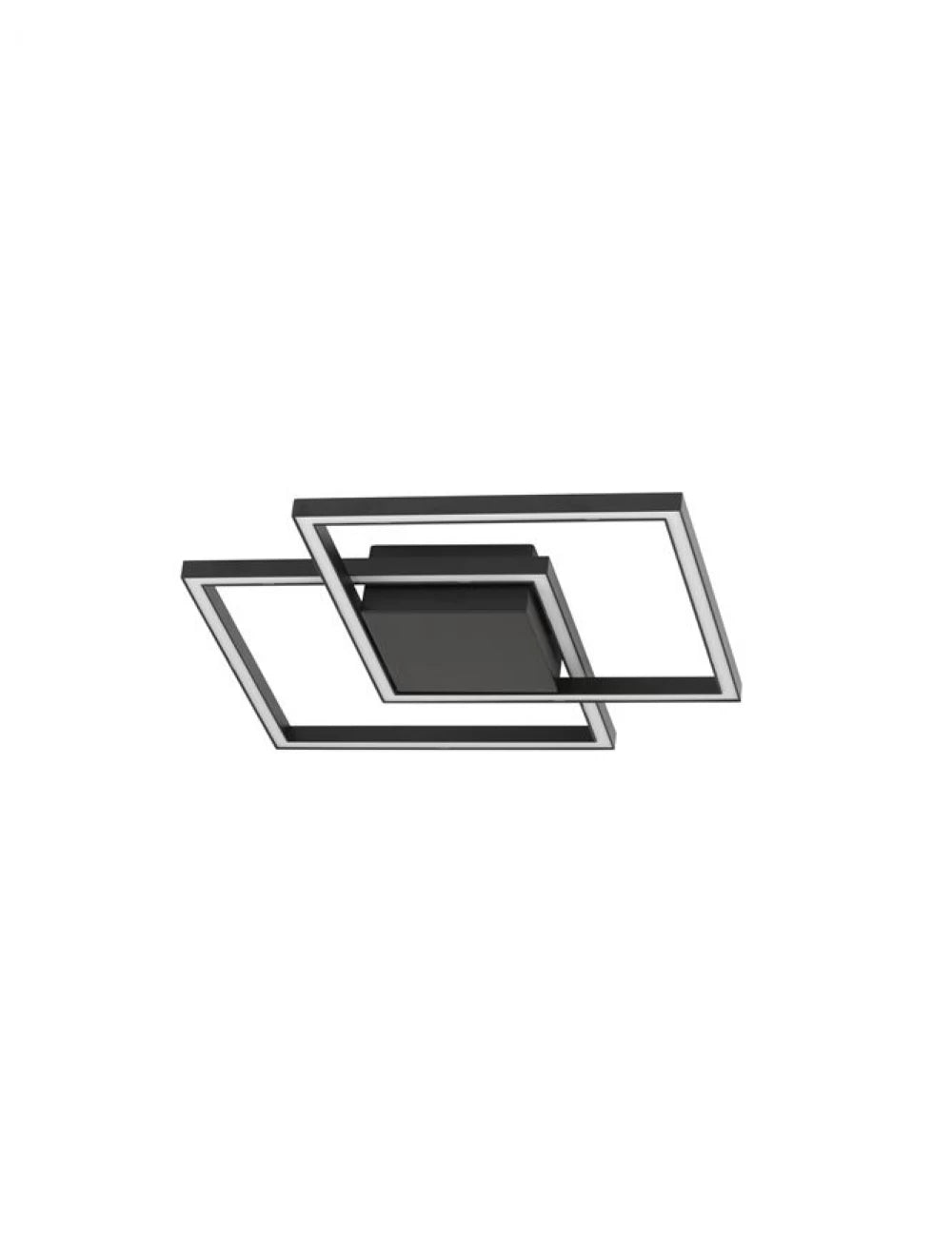 Plafoniera din Aluminiu Negru H6.5xL46cm IP20 25W 1600lm 3000k BILBAO