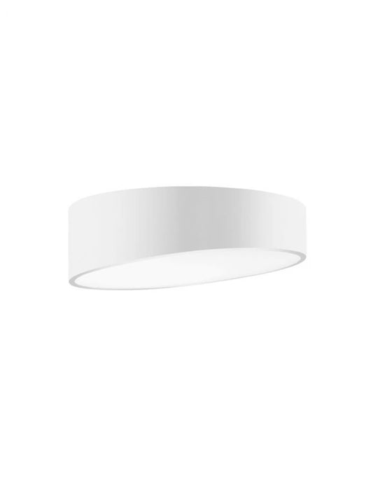 Plafoniera structura din Aluminiu Alb si abajur din Acrilic  H12xL40cm IP20 24W 2280lm 3000k MAGGIO