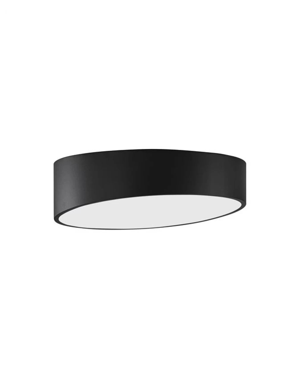 Plafoniera din Aluminiu Negru H12xL50cm IP20 60W 4280lm 3000k MAGGIO