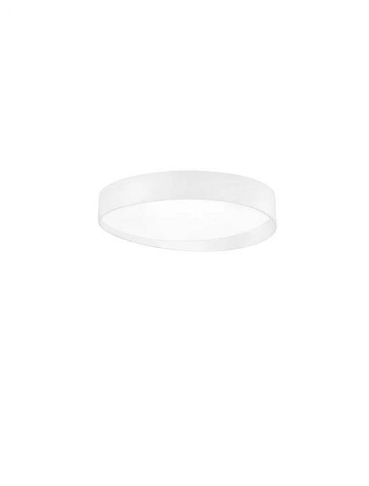 Plafoniera structura din Aluminiu Alb si abajur din Acrilic  H15.5xL40cm IP20 26W 1560lm 3000k FANO