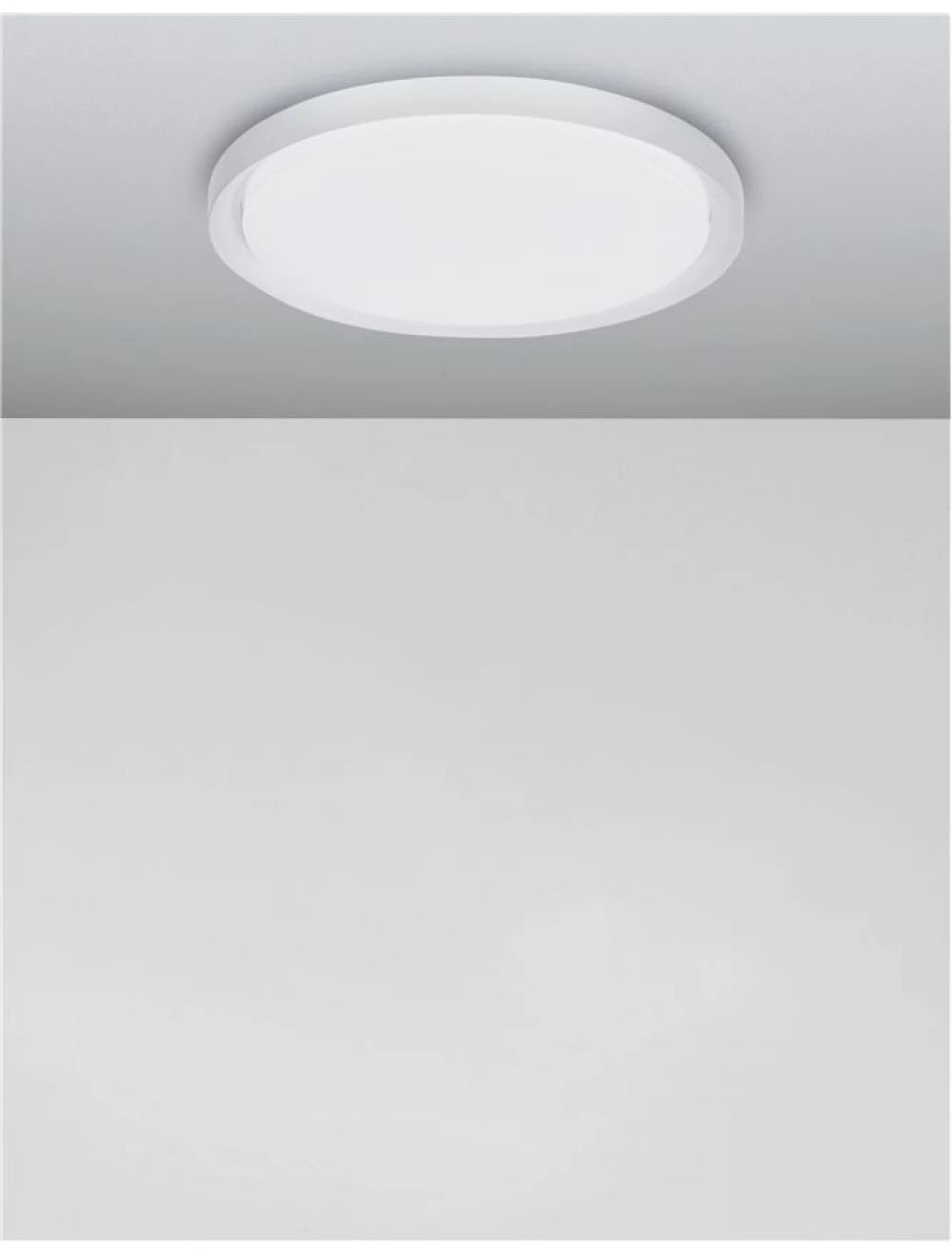 Plafoniera structura din Metal Alb si abajur din Acrilic Alb H7.5xL56cm IP20 50W 2750lm 3000k TROY