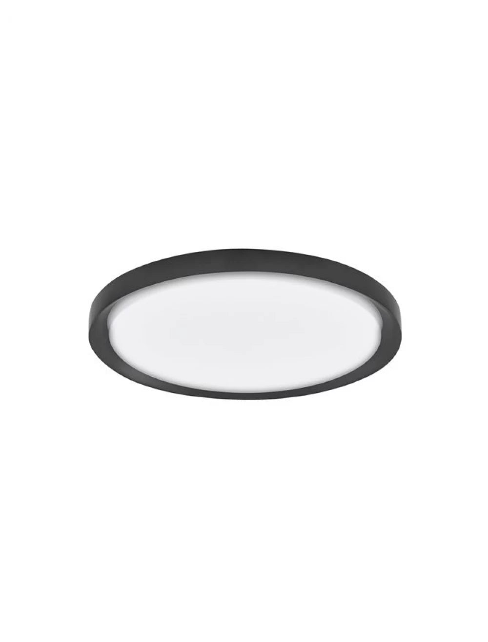 Plafoniera structura din Metal Negru si abajur din Acrilic Alb H7.5xL46cm IP20 40W 2200lm 3000k TROY