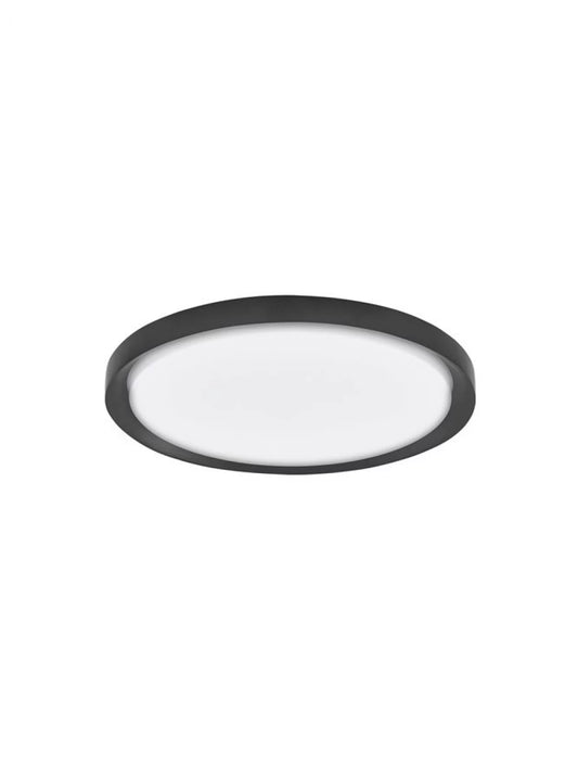 Plafoniera structura din Metal Negru si abajur din Acrilic Alb H7.5xL46cm IP20 40W 2200lm 3000k TROY