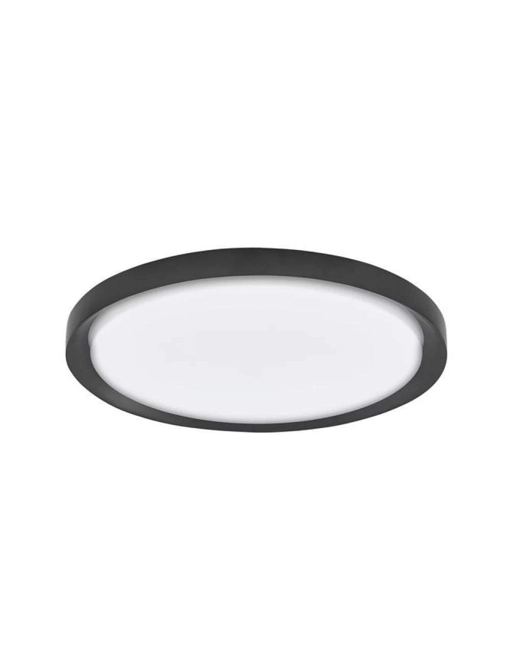 Plafoniera structura din Metal Negru si abajur din Acrilic Alb H7.5xL56cm IP20 50W 2750lm 3000k TROY