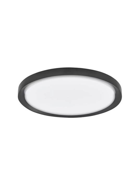 Plafoniera structura din Metal Negru si abajur din Acrilic Alb H7.5xL56cm IP20 50W 2750lm 3000k TROY
