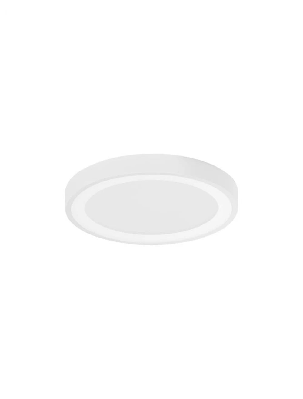 Plafoniera structura din Aluminiu Alb si abajur din Acrilic H5xL45cm IP20 30W 1590lm 3000k NODI
