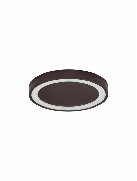 Plafoniera structura din Aluminiu Maro si abajur din Acrilic Alb H5xL45cm IP20 30W 1590lm 3000k NODI