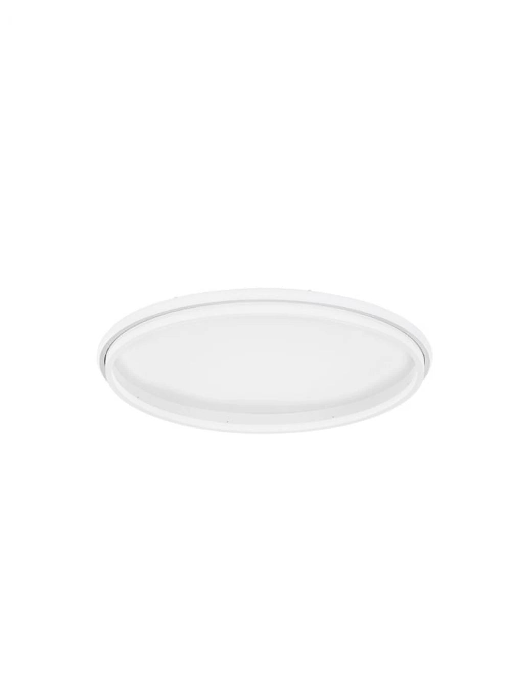 Plafoniera structura din Aluminiu Alb si abajur din Acrilic  H6xL60cm IP20 52W 6339lm 3000k WILLOW